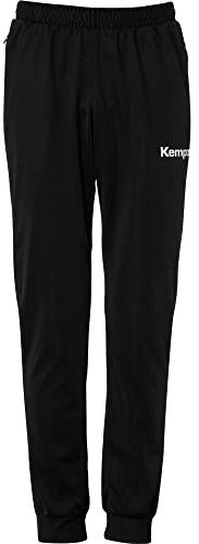 Kempa Herren Kempa Lite Herren Jungen Trainingshose Jogginghose Sporthose lang, Schwarz/Weiß, XL EU