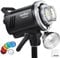 Godox MS300V LED-Studioblitz 300W,2.4G Wireless 5800K TTL LED-Licht 0.1-1.3 S Recycle Time Bowens Mount mit LED Modeling Lamp,Outstanding Power Output Stability Monolight für Studiofotografie