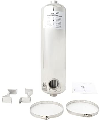 Cozyel 60 kW Edelstahl Pool-Wärmetauscher Schwimmbadwärmetauscher Pool Schwimmbad Heizung Wärmetauscher Poolwärmetauscher für Swimmingpool Spa Poolsystem, 48,5 x 16 cm