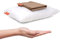 Urban Infant Pipsqueak Mini-Kissen mit Namensschild, klein, 27,9 x 17,8 x 6,3 cm, maschinenwaschbar, weißes Kissen mit khakifarbenem Bezug