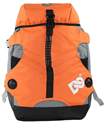 harayaa Rollschuh Rucksack mit Großem Fassungsvermögen, Aufbewahrungstasche für Schlittschuhe für Speed Inline Skates, Quad Skates, Eishockey Skate, Reisen, Orange
