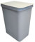 AC – Cubo de Basura NEUS – Cubo para el hogar – Plástico resistente – Ideal para el almacenamiento y orden – 28 Litros – Color Gris