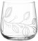 LEONARDO Boccio Trinkglas - Kleiner Becher aus Kristallglas - Mit floraler Gravur - Inhalt 400 ml - Spülmaschinengeeignet - 1 Wasserglas transparent