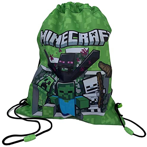 Minecraft Gymbag Gymbag Turnbeutel Tasche Sporttasche Beutel Einkaufstasche