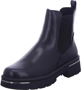 MARCO TOZZI Damen Chelsea Boots aus Kunstleder mit Reißverschluss