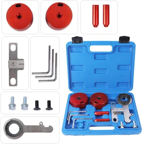 WHYIOFC Kfz Motor Einstellwerkzeug, kompatibel mit Ford Transit S-Max 2.0 TDCi EcoBlue Motor Nockenwelle Arretierwerkzeug Kfz Werkzeug 303-1637、303-1643、303-1650 Zahnriemen Werkzeug