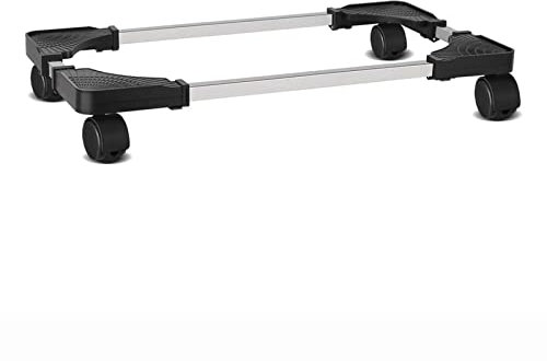 Computer Cart with CPU Holder Under Desk Steel PC Cart, Rolling CPU Stand, Adjustable Mobile PC Tower Stand Holder with Locking Caster Wheels, Fits Most Gaming PC Cases Mobile IT Support Platform