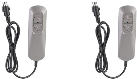 Gvvsjgdbis 2X Electric Recliner Controller Double Button, Chair Lift/Electric Sofa Manual Controller