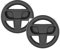 JUCHRZEY 2pcs Gaming Racing Directing Wheel Wear resistente el joystick ergonómico Volante de dirección reutilizable Ajuste de gamepad innovador para accesorios para juegos NS2