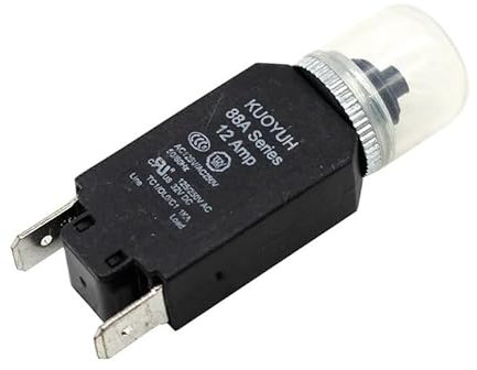 ZACUNXY Disjoncteur, Miniature Disjoncteur Disjoncteur de Protection Thermique 3A, 5A, 6A, 8A, 10A, 12A, 16A, Dispositif de Protection Contre Les surcharges for Moteurs et transformateurs(10A)