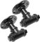 jojofuny 2Pcs Industrial Style Pull Handles Vintage Iron Cupboard Knobs Rustic Pipe Furniture Door Handle Durable and Practical for Cabinets and Dressers