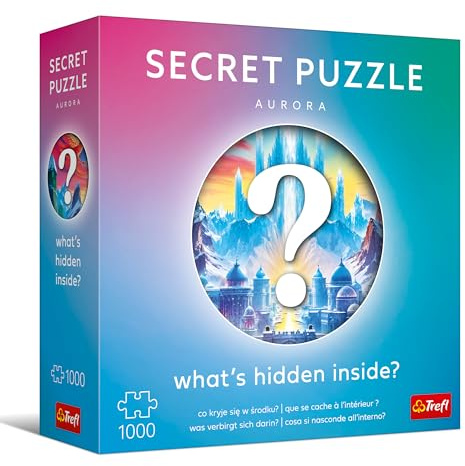 Trefl Premium Plus Quality Secret Puzzle: Aurora - 1000 Pieces - Full of Secrets and Surprises - Perfect Fit for Adults and Teens 14+