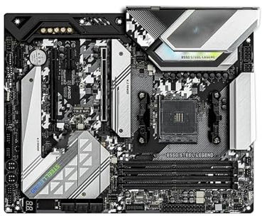 Placa Madre Placa Base Fit For ASRock B550 Steel Legend AM4 Compatible con 5800X3D 5700X 5600G CPU 4xDDR4 4533MHz 128GB M.2 HDMI PCIe4.0 ATX