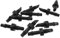 Micro irrigation barb/threaded connectors(pack of 25) JOINS MICRO PIPE TO WATER SUPPLY PIPE