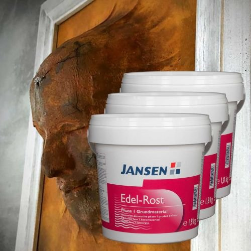 3 x Jansen Edel-Rost Phase I Grundmaterial 1,8kg
