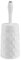 Addis 518029 Diamond Style Round Toilet Set Brush Set with Internal Detergent Injection Handle System, White