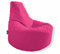 PATCH HOME Gamer Kissen & Lounge Sitzsack – befüllbar mit Reißverschluss, gefüllt mit Styropor, geeignet für In- & Outdoor. Perfekt als Gaming Sessel Sitzkissen (Rosa- Ø 80cm x Höhe 90cm)