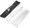 Tripod Grills, Foldable Barbecue Hanging Grills Hard Alumina Cooking Tripod for Picnic Camping Traveling Hiking Outdoor Catering Hiking Camping