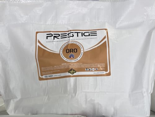 Prestige ORO 5Lb Premium Jewelry Making Casting Powder Lost Wax Investment Powder for Gold, Silver ETC