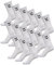 hummel Unisex Sportsocken Basic - 15er Pack I Weiß 36/40