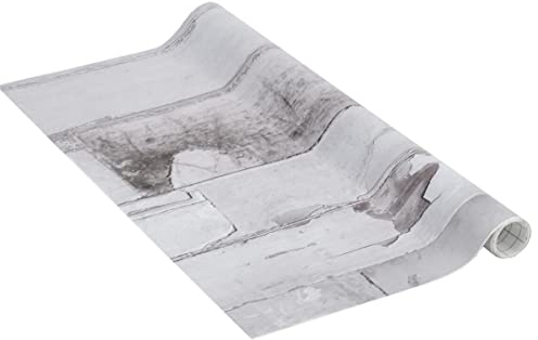 Venilia Klebefolie | Steinwand Grau Steinoptik Grau | 90 cm x 2,1 m, Stärke 95μ | selbstklebende Möbel-Folie, Dekofolie, Tapete, Küchenfolie | ohne Phthalate | Made in EU