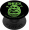 Shrek Grumpy Green Comic Art Face PopSockets mit austauschbarem PopGrip