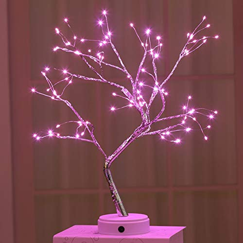108 LED Baum Lichter,Bonsai Baum Licht, Dekoratives LED Tischlampe Lichterbaum Lichterzweige für Tischdekoration, Warmweiß LED Leuchtbaum für Weihnachten Hochzeit Partei Innen Dekoration
