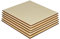 [Espesor Adicional] Artificer 6mm Cuadrados de Madera 30.5 x 30.5 cm, 6 Piezas Tablero Madera de Balsa Sin Acabado, Plancha de Contrachapado para Manualidades, Grabado, Modelado, Pirograbado, Pintura