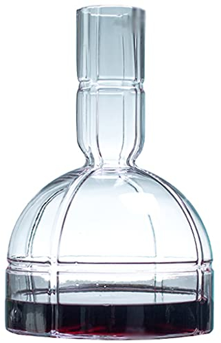 Carafes à décanter Carafe A Whisky Original Carafe À Whisky en Verre Cristal,Carafe À Vin De Table Créative,Bar Moderne Ornements Dédiés,Grande Capacité (Color : Clear, Size : 1750ml)