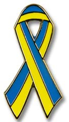 Ukraine Pin Anstecker Schleife Flaggen Pin Schleife