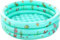 Aufblasbares Planschbecken,100X40cm Swimmingpool,Schwimmbecken,Aufblasbare Pool,3 Ringen Planschbecken,Aufblasbarer Pool,Aufblasbarer Kinderpool,Babypool,Tragbare Badewanne,Kinder Planschbecken