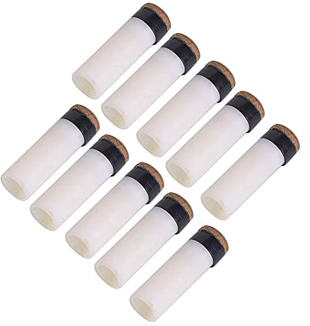 Billard Queue Spitzen, 10 Stück 10mm/11mm/12mm/13mm Messing Pool Queue Schraubspitzen Zubehör, Harte Billard Cue Spitzen Ersatz Sticks Anschrauben Schraub Tipps Billardqueue Ferrulen Set für Snooker