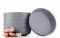 konsimo. VICTO Set 6 Platos Hondos - Platos Vajilla - Set Plato Hondo para 6 Personas - Apto para Microondas y Lavavajillas - Platos Hondos Sopa Modernas - 18,5 cm - Gris
