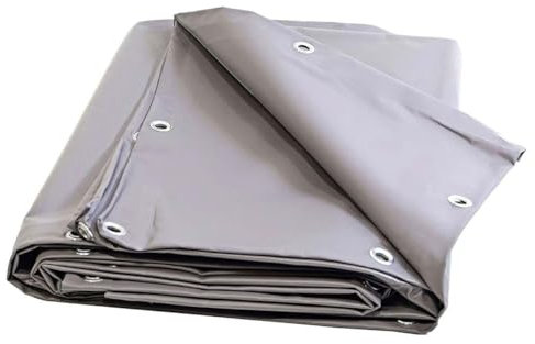 Tecplast Bâche pour Carport Grise 3x5 m XP640CP - Garantie 10 Ans - Toile PVC étanche pour abri de Voiture - Made in France