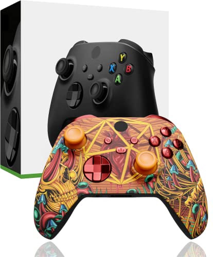 Mando original de Xbox Edición Especial Personalizado Compatible con Xbox One Xbox Series X/S (Color, Devils Heart)