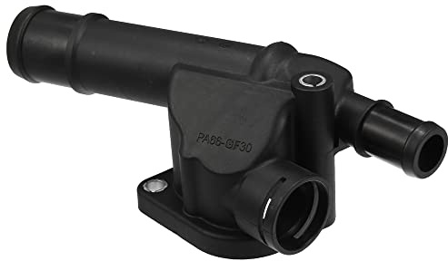 X AUTOHAUX Thermostat Boîtier Assemblage Pour Volkswagen Jetta 05-06 1pc | Plastique, Métal, Noir, OE:03G121132B, 19x8x6.5Cm, Trou:0.7Cm, Régule Débit, Pour Moteur 1.9L TDI