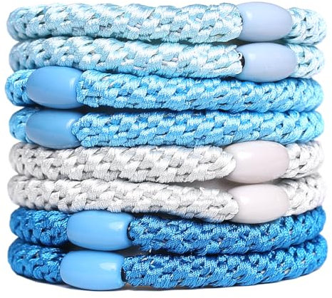 8Stück Haargummis für Mädchen, elastischen Bändern, Haarbänder, elastisch Stil 5
