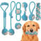 Weocar 7 Pack Puppy Rope Toys - Variety of Cotton Rope Toys for Small Dogs, Teething, Chewing & Keeping Dogs from Being Bored - Blue