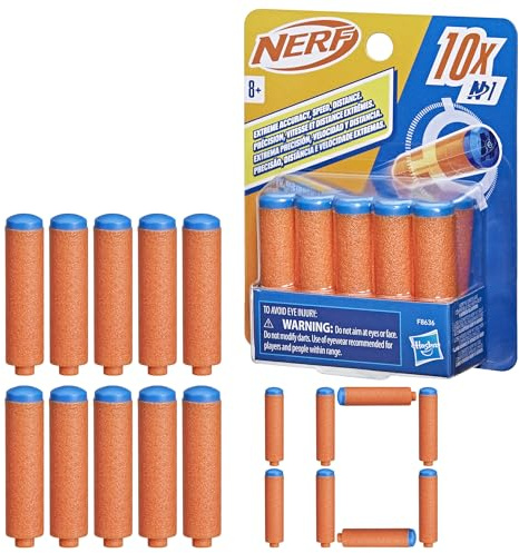 Nerf N-Serie N1 Darts, inklusive 10 Nachfüll-Darts, kompatibel nur mit Nerf N Series Blaster, Outdoor-Spiele, ab 8 Jahren
