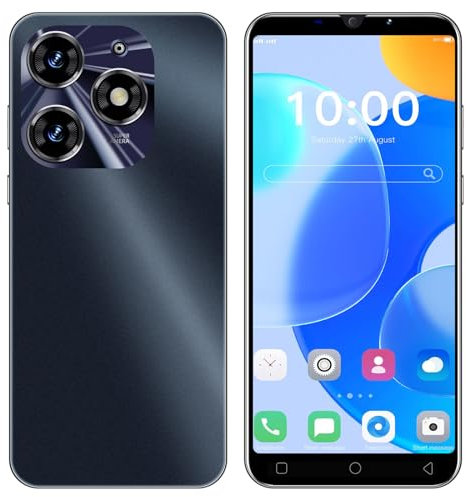 McMgc Offre du Jour Smartphone, 5.0 Pouces IPS Écran 16GB ROM 128GB Extensible, Android 9.0 Dual SIM Dual Camera Téléphone 3G Pas Cher (Spark 10Pro-Black)