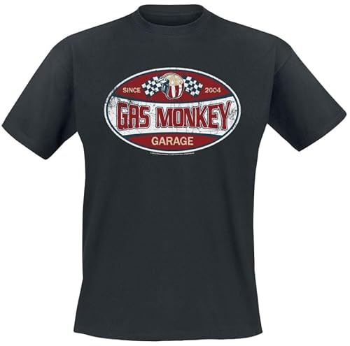 Gas Monkey Garage Since 2004 Label Männer T-Shirt schwarz XXL