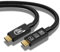 YIWENTEC 80Gbps Thunderbolt 5 Compatible Cable with up to 120Gbps Bandwidth Amplification and 240W Charging Power Compatible with Thunderbolt 4, USB 4 and USB-C (1.5M)