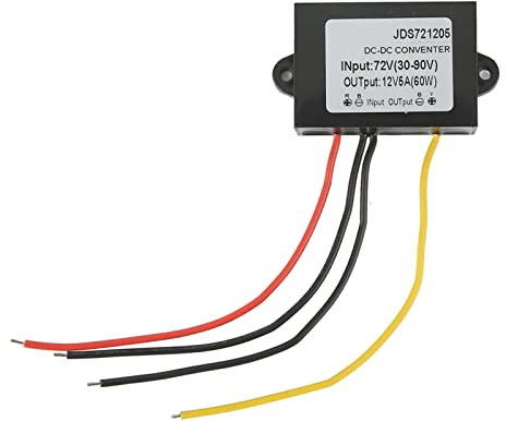 Respicefinem Dc Buck Modul 72V Auf 12V 5A 60W Ip67 Wasserdicht Pp Material Für Fahrzeuge Elektrofahrzeugbatterien Solaranlagen Led Leuchten