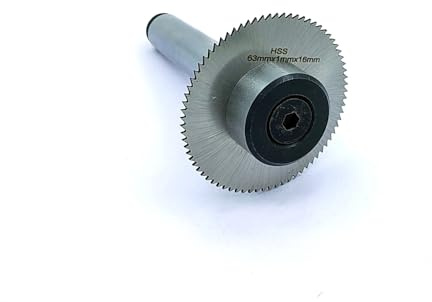 Buyohlic Slitting Saw Holder Arbor (MT2 Shank (M10 x 1.5 Drawbar) with Circular Blade)