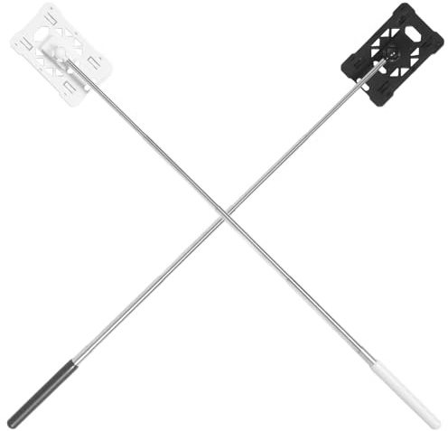 Gatuida 2pcs Parking Lot Card Telescopic Grabber Card Holder Garage Parking Assist Extension Card Toll Cards Holder Extension Rod Badge Protector stick Id Holder Plastic