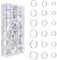 580pcs Aluminum Flat Washer Set Oil Drain Plugs Gaskets Engine Maintenance Set for Automotive & Mechanical Repairs