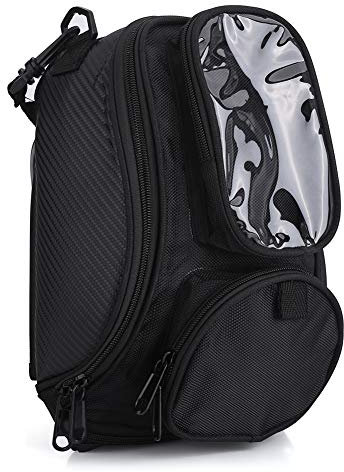 WPKD BLUEIY Borsa Moto Serbatoio Magnetica, Universale Moto Forte Magnetico Impermeabile Serbatoio con Grande Finestra per Sport all'aria Aperta Viaggio Motorcross