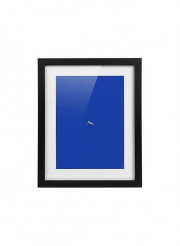 Close Up Maarten Léon Kunstdruck No Stress Blau Minimalistisch Surreal Moderne Kunst auf Papier Gerahmt oder Ungerahmt wählbar, 30 cm x 40 cm