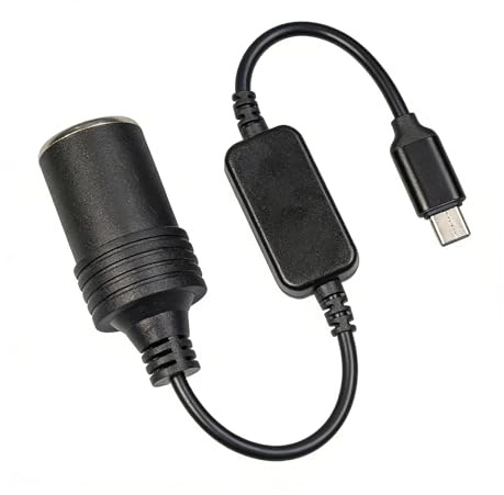 Convertidor de Adaptador USB a Encendedor de Cigarrillos para Coche – Transforma 5V USB a 12V – para Cámaras de Tablero y GPS – Diseño Compacto y Duradero – Seguridad Integrada para hasta 10W de Poten