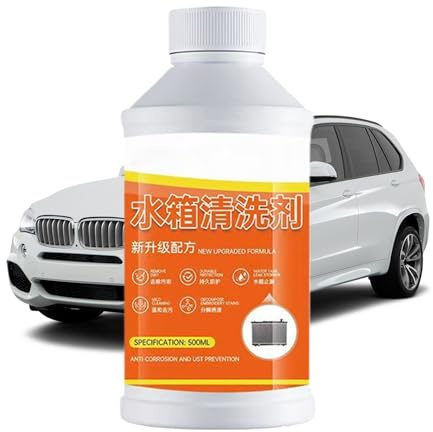Détartrant pour radiateur de voiture,Nettoyant détartrant 500ml,Nettoyant anti-rouille | pour Joint Culasse Calandre Liquide Refroidissement Garage Mécaniciens